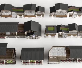 New Chinese Style Appearance Of Commercial Building-ID:357476953