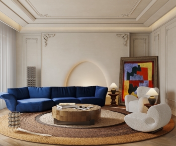 French Style A Living Room-ID:320158962