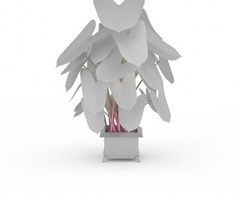 Modern Potted Green Plant-ID:879091029