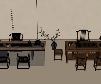 New Chinese Style Tea House-ID:556598905