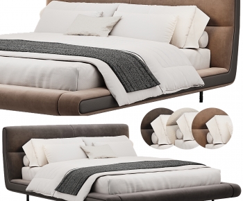 Modern Double Bed-ID:152370939