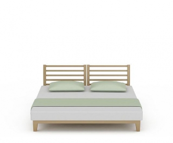 Modern Double Bed-ID:932051905