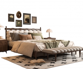 French Style Double Bed-ID:278287893