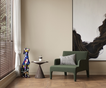 Modern Single Sofa-ID:993393909