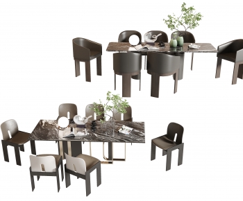 Modern Dining Table And Chairs-ID:290896897