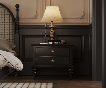 French Style Bedside Cupboard-ID:956151015