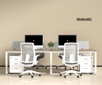 Modern Office Desk And Chair-ID:630065927