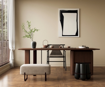 Modern Computer Desk And Chair-ID:418241013