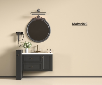 French Style Bathroom Cabinet-ID:735100987