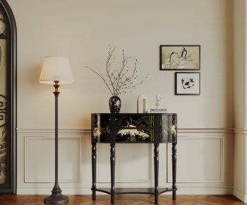 French Style Entrance Cabinet-ID:978449116