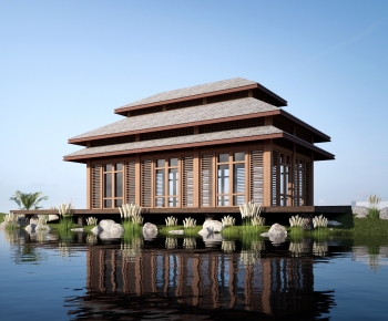 New Chinese Style Appearance Of Commercial Building-ID:100534924