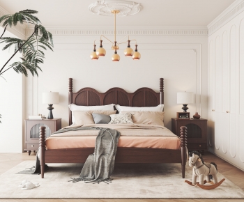 French Style Double Bed-ID:525249969