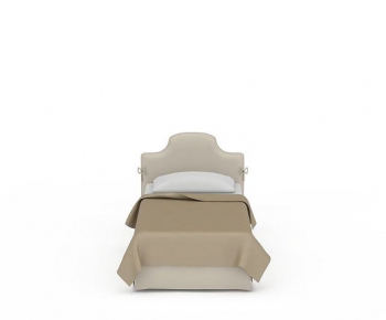 Simple European Style Single Bed-ID:171794897