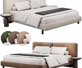 Modern Double Bed-ID:848472123