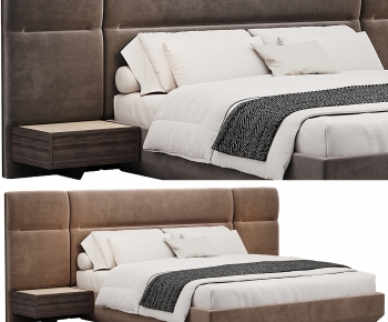 Modern Double Bed-ID:291366109