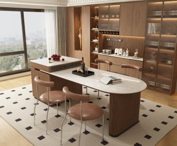 Modern Dining Table And Chairs-ID:953430898