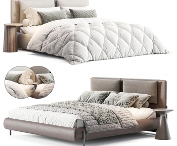 Modern Double Bed-ID:802280998