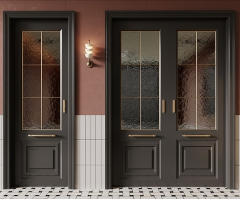 French Style Single Door-ID:235125066