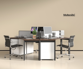 Modern Office Desk And Chair-ID:761764056