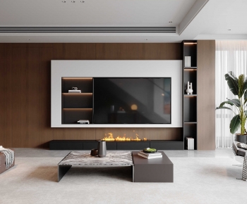 Modern A Living Room-ID:615619908