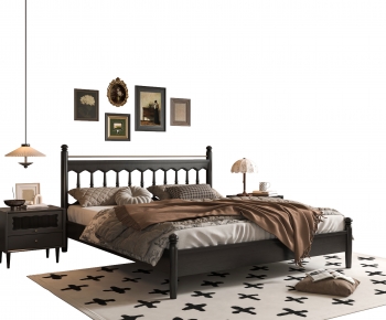 French Style Double Bed-ID:323700975