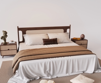 Modern Double Bed-ID:236285926