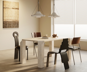 Modern Dining Table And Chairs-ID:974190953
