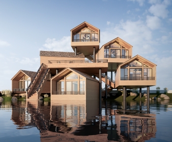 Modern Appearance Of Commercial Building-ID:775650989
