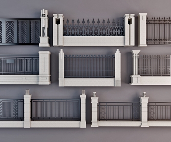 Simple European Style Guardrail-ID:366503955