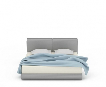 Modern Double Bed-ID:655190979