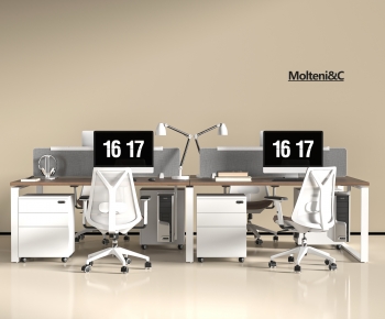 Modern Office Desk And Chair-ID:279424911