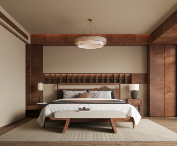 New Chinese Style Bedroom-ID:218977937