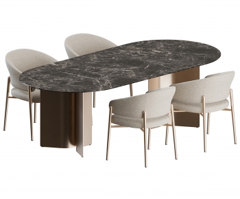 Modern Dining Table And Chairs-ID:878217942