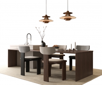 Modern Dining Table And Chairs-ID:386612891