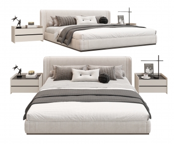 Modern Double Bed-ID:485925915