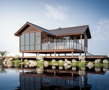 Modern Appearance Of Commercial Building-ID:345669037