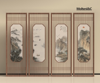New Chinese Style Wooden Screen Partition-ID:167339093