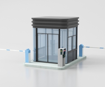 Modern Security Booth-ID:674569666