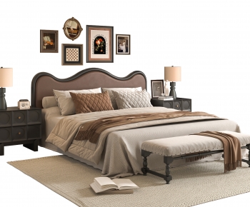 French Style Double Bed-ID:124603039