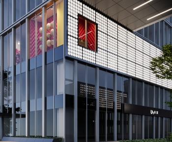 Modern Facade Element-ID:632522112