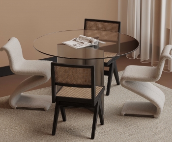 Modern Dining Table And Chairs-ID:976808078