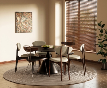 Modern Dining Table And Chairs-ID:434623967