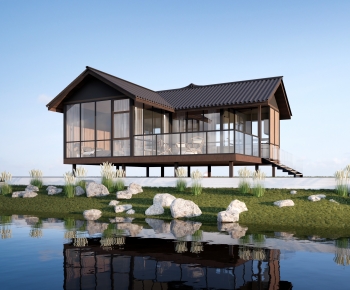 Modern Appearance Of Commercial Building-ID:811170102