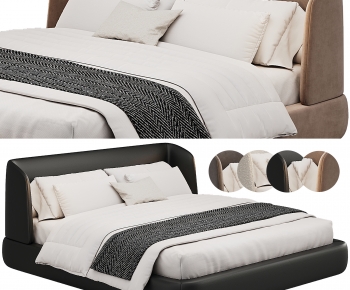 Modern Double Bed-ID:306794889