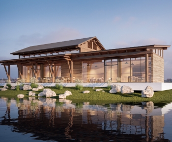 Modern Public Building-ID:762964963