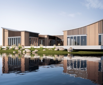 Modern Public Building-ID:719609372