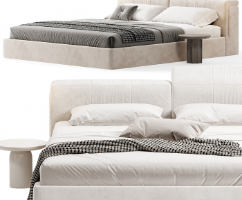 Modern Double Bed-ID:924355988