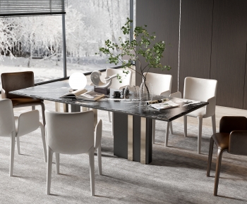 Modern Dining Table And Chairs-ID:184732918