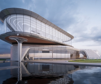 Modern Public Building-ID:290186886