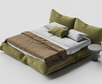 Modern Double Bed-ID:926609087